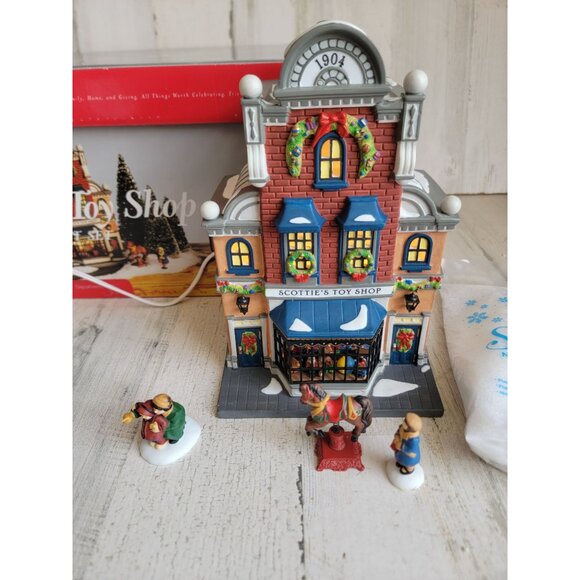 Dept 56 58871 Scottie's toy shop Village accessory Xmas - Picture 3 of 12